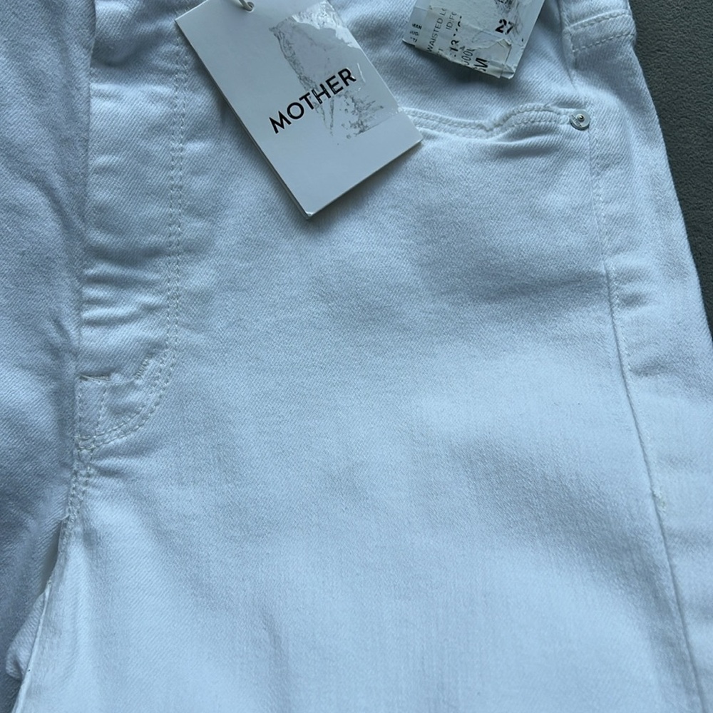 New MOTHER High Waisted Looker Ankle Fray in Fairest of Them All Size 27 - Picture 6 of 13